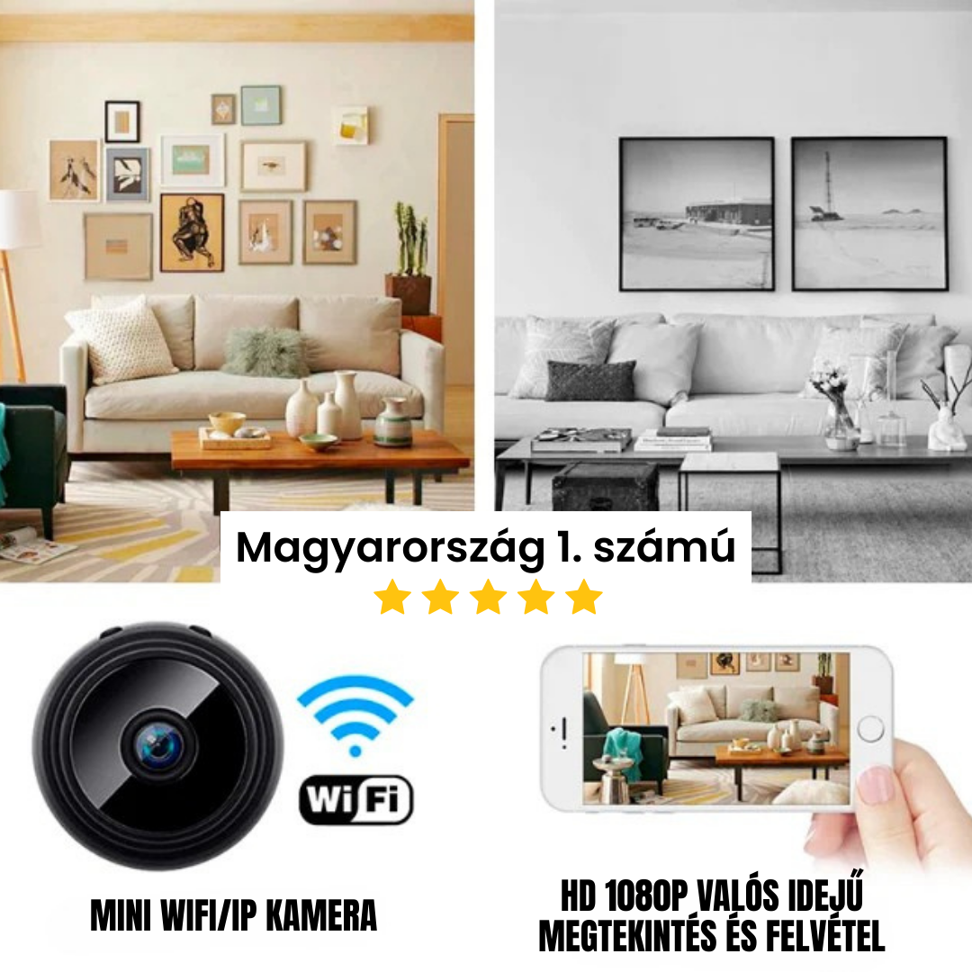Mini kémkamera 1080p HD