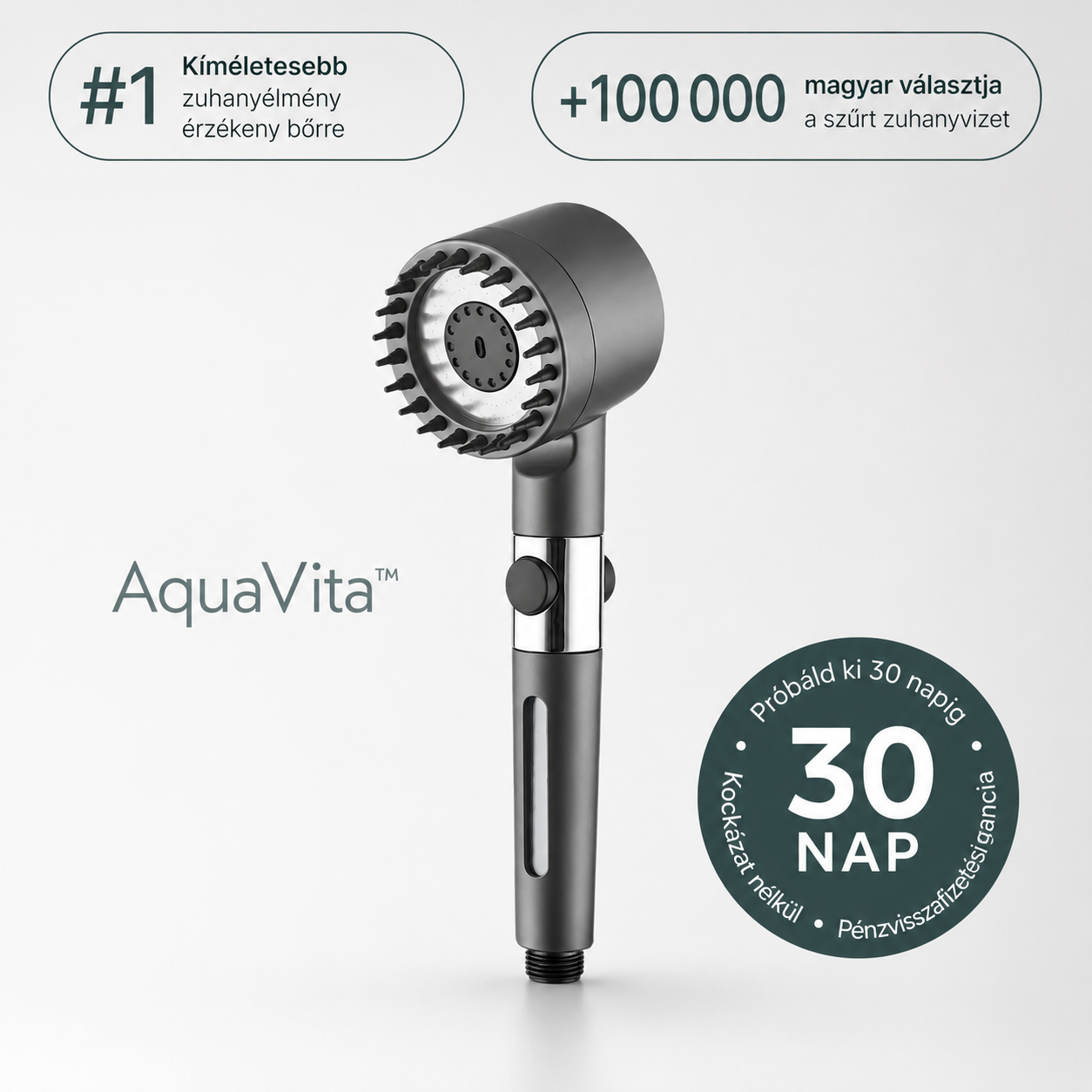 Mentsd meg a bőröd, a hajad és az egészséged a katasztrófától az AquaVita Oasis™-szal! (+1 extra szűrő ajándékba ma)