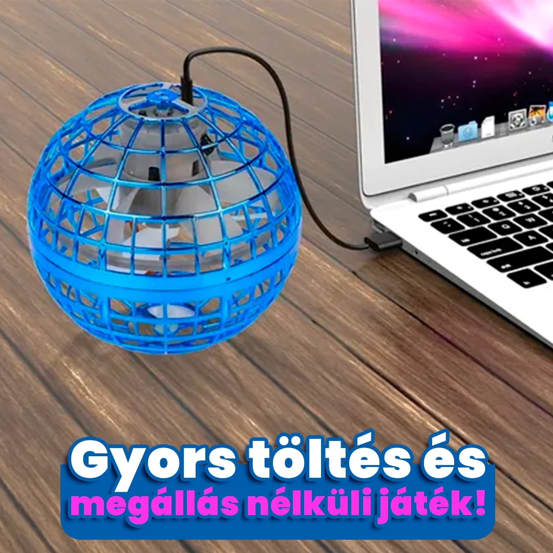 CSAK MA: 1+1 INGYEN l SpinNova™ UFO Repülő Játék – LED-es és Érzékelős Irányítással