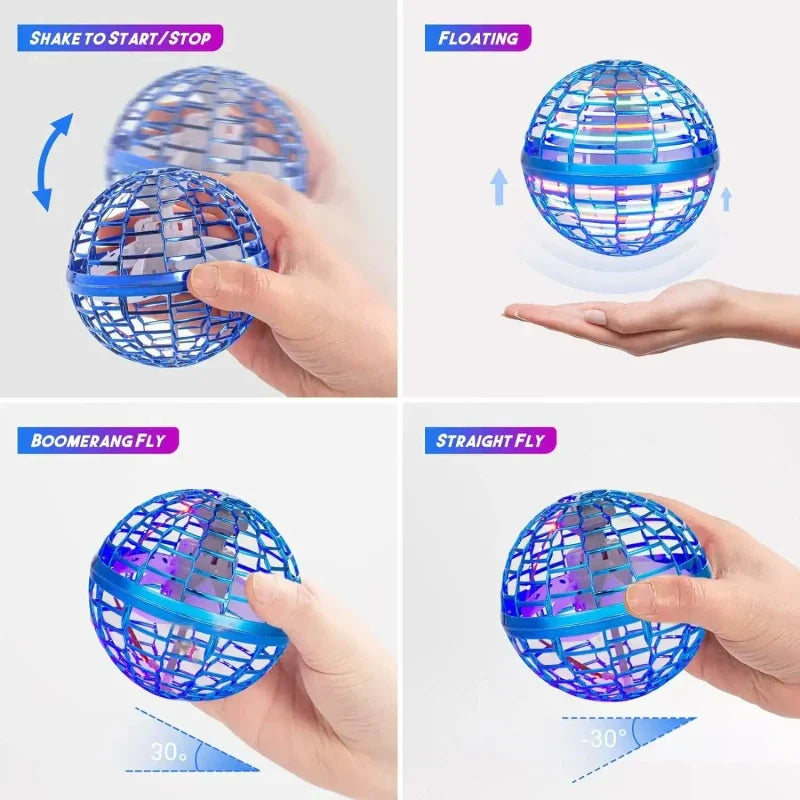 CSAK MA: 1+1 INGYEN l SpinNova™ UFO Repülő Játék – LED-es és Érzékelős Irányítással