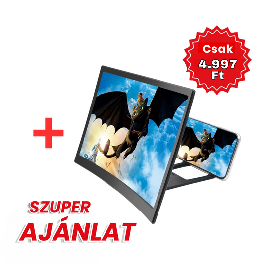 Ívelt képernyős erősítő Extra