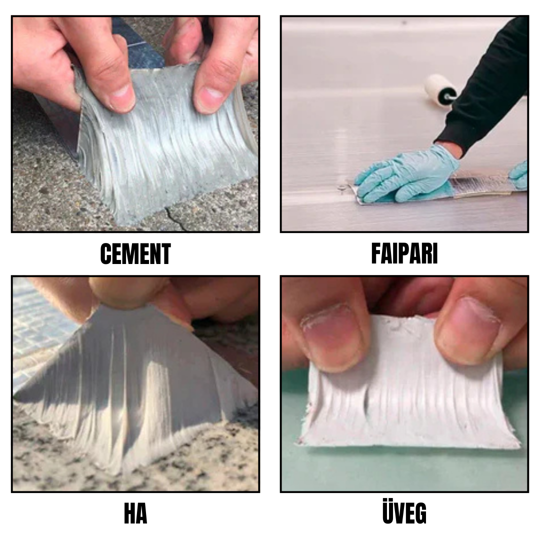 MegaFix™ – A Világelső Butil Technológia: Totális Védelem a Repedések Ellen, Teljesen Vízálló és Garantáltan Spórol Önnek a Költséges Felújításokon!