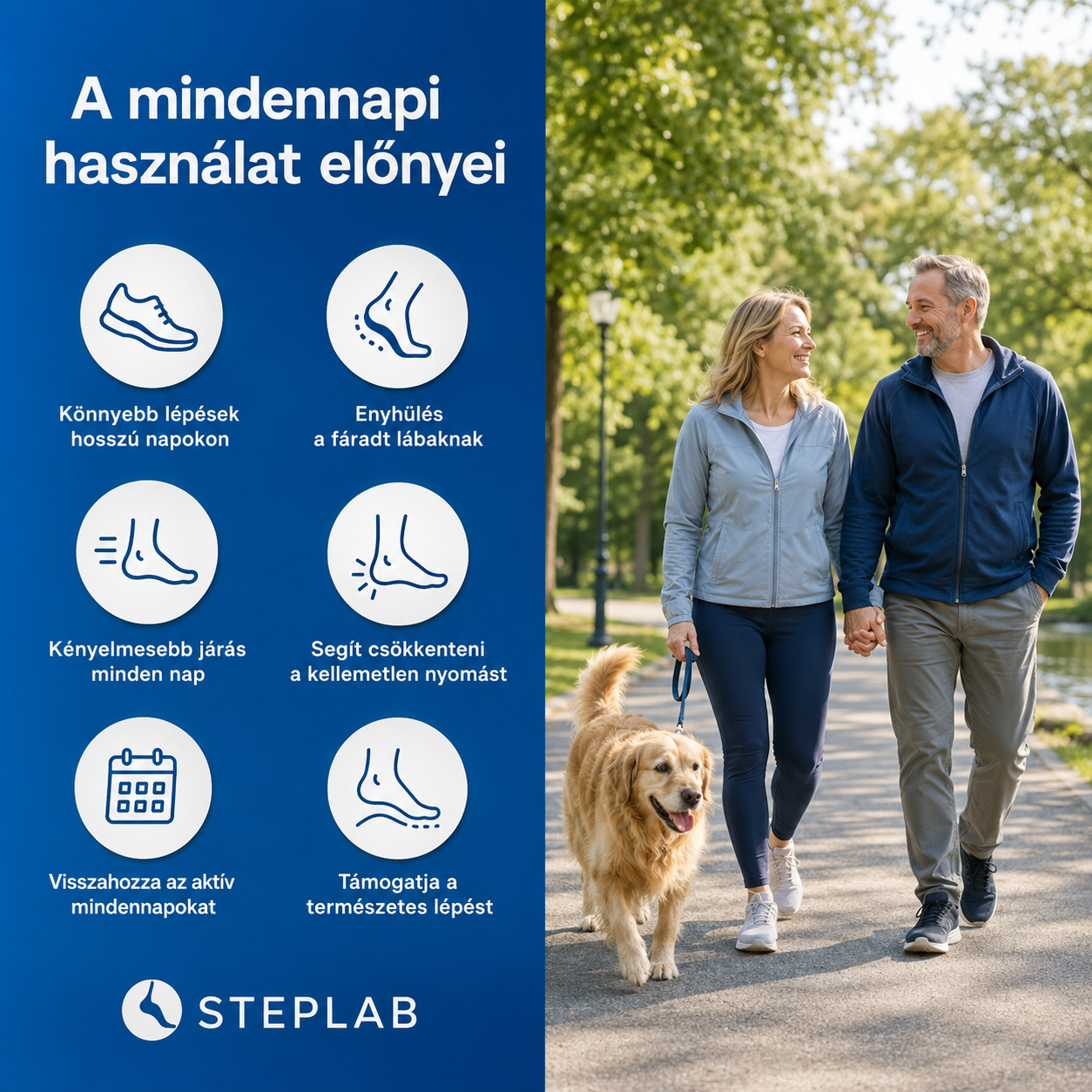 MA: 1+1 INGYEN! | Szüntesd meg a talpi bőnyegyulladást, valamint a térd- és hátfájdalmaidat műtét és drága kezelések nélkül – StepLab