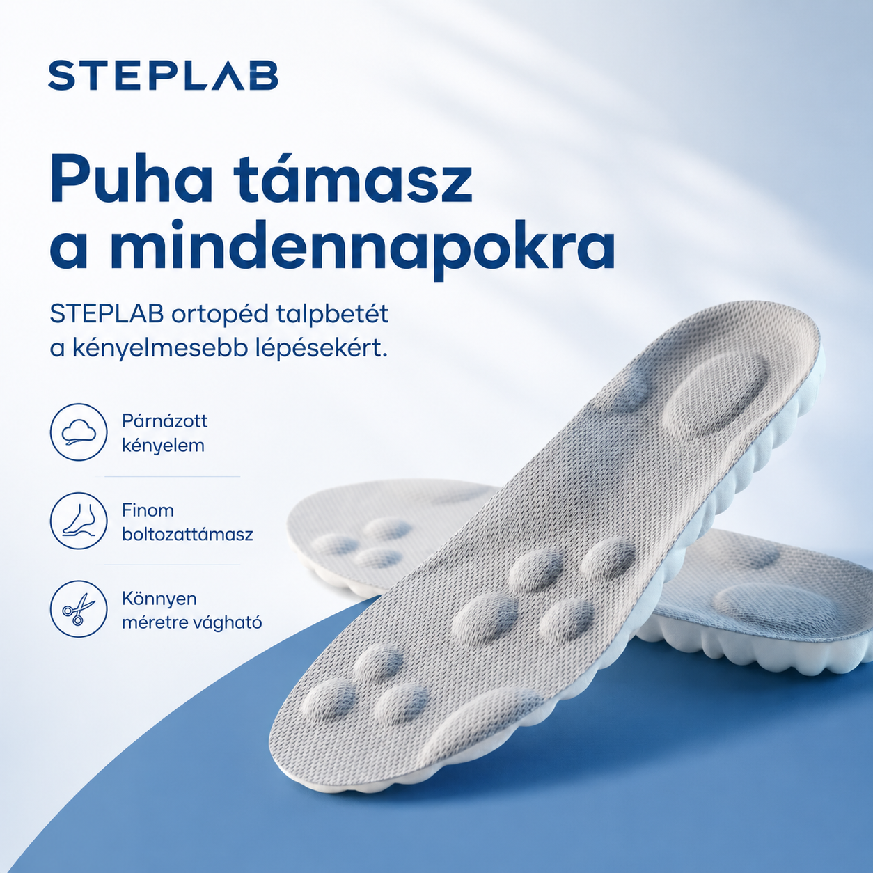 MA: 1+1 INGYEN! | Szüntesd meg a talpi bőnyegyulladást, valamint a térd- és hátfájdalmaidat műtét és drága kezelések nélkül – StepLab