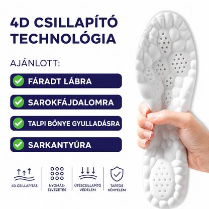1+1 INGYEN CSAK MA | OrtoStep™ – ergonomikus talpbetét sarokfájdalom, talpi bőnyegyulladás és fáradt lábak enyhítésére