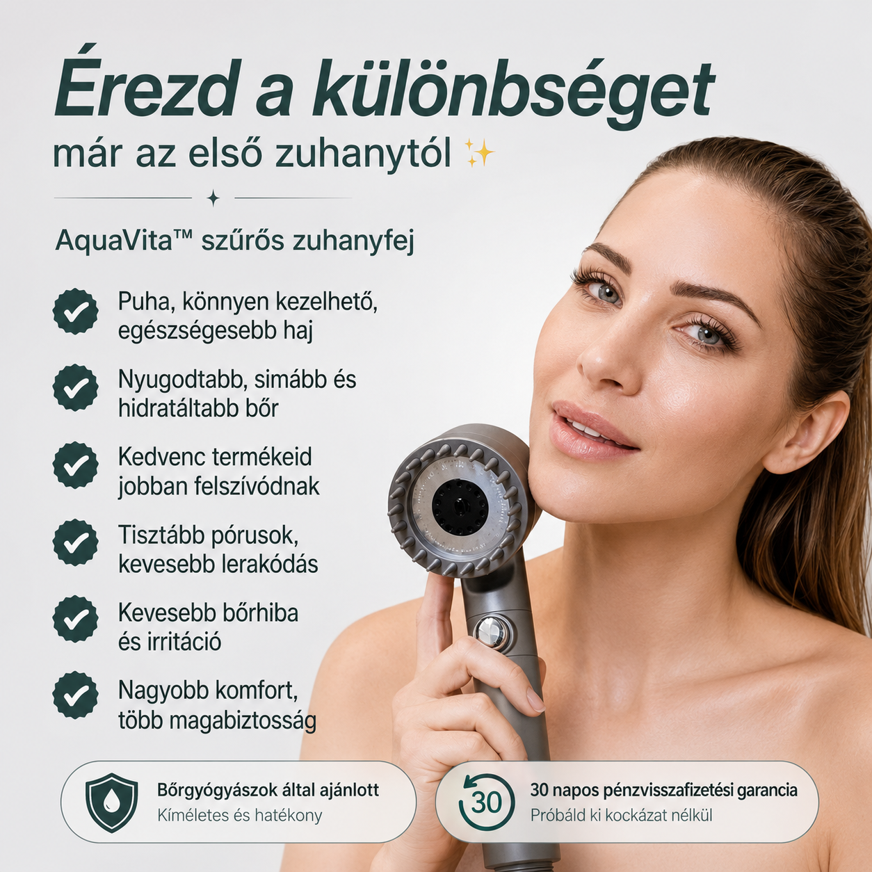 Mentsd meg a bőröd, a hajad és az egészséged a katasztrófától az AquaVita Oasis™-szal! (+1 extra szűrő ajándékba ma)