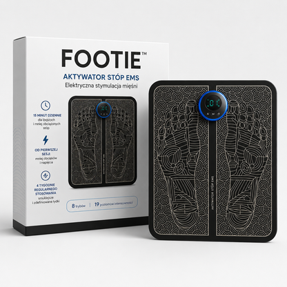 1+1 GRATIS | Domowa terapia EMS Footie™ na ból stóp, zmęczenie nóg, uczucie ciężkości, drętwienie oraz wsparcie prawidłowego krążenia