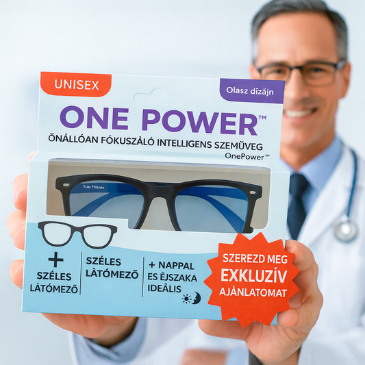 Önállóan Fókuszáló Intelligens Szemüveg – OnePower™