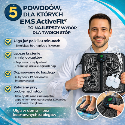1+1 GRATIS | Domowa terapia EMS Footie™ na ból stóp, zmęczenie nóg, uczucie ciężkości, drętwienie oraz wsparcie prawidłowego krążenia