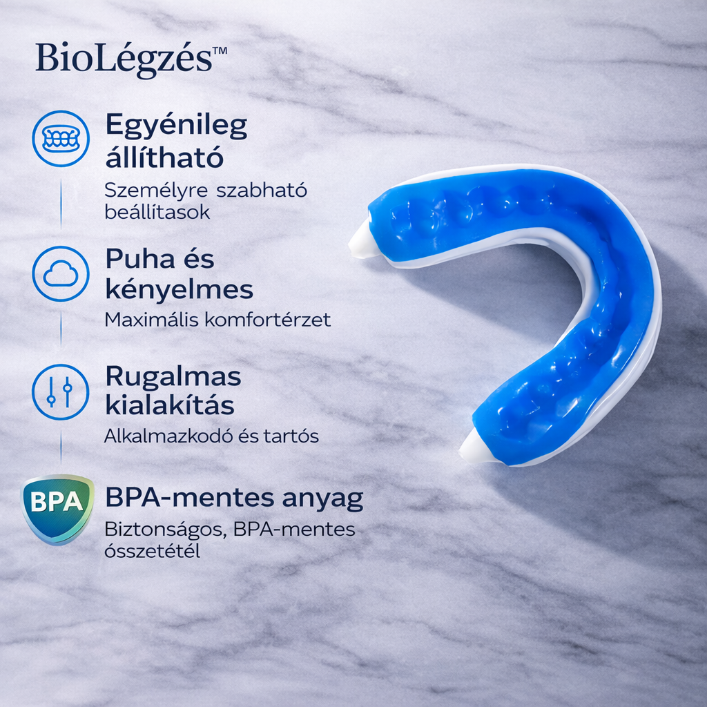 1+1 INGYEN CSAK MA! BioLégzés™ Pro: Az Egyetlen Tudományos Megoldás az Alvási Problémákra | Éljen és Pihenjen Újra Jobban | Mondjon Búcsút a Horkolásnak és az Ébredjen Kipihenten | 30 Napos Garancia
