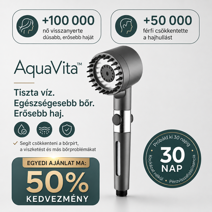 Mentsd meg a bőröd, a hajad és az egészséged a katasztrófától az AquaVita Oasis™-szal! (+1 extra szűrő ajándékba ma)