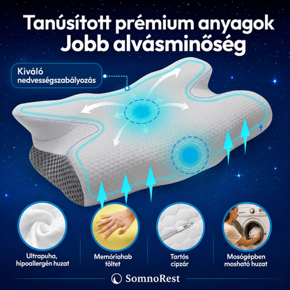 Nyerje vissza a pihentető alvást, mondjon búcsút a nyak- és gerincfájdalomnak, és ébredjen újra tele energiával – SomnoRest
