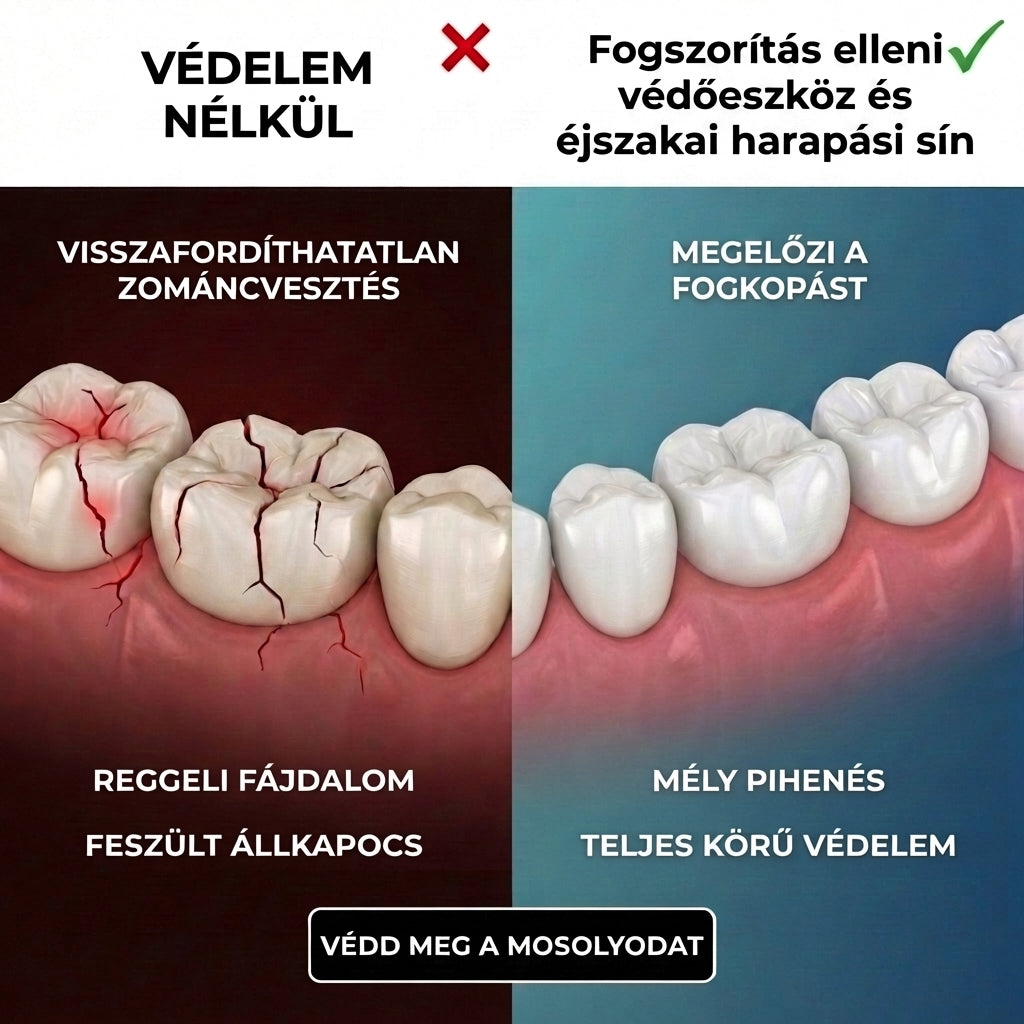 Gyors Fogszorítás elleni védőeszköz és éjszakai harapási sín