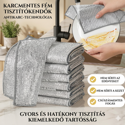 AKCIÓ: 5+5 DARAB INGYEN – CleanMaster™ 2 az 1-ben Univerzális Tisztítókendő: Karcmentes technológia minden felületre! | Ne rongálja meg többé edényeit – Tisztítson karcolások nélkül! | MAI AJÁNLAT: Utánvétes fizetés!