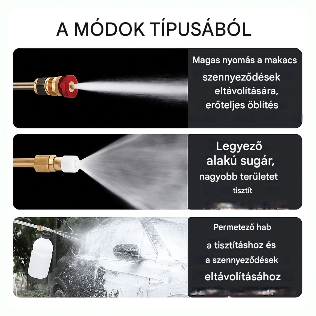 JETMAX™ PRO ORIGINAL – Maximális nyomás falak, redőnyök és autók tisztításához, vagy VISSZAFIZETJÜK A PÉNZÉT! (Ma +2 AJÁNDÉK akkumulátor)